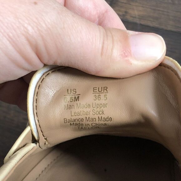 Sam Edelman Taelor Size 6.5 Chunky Y2K Platform Loafer Shoes Tan Neutral Career - Picture 12 of 14